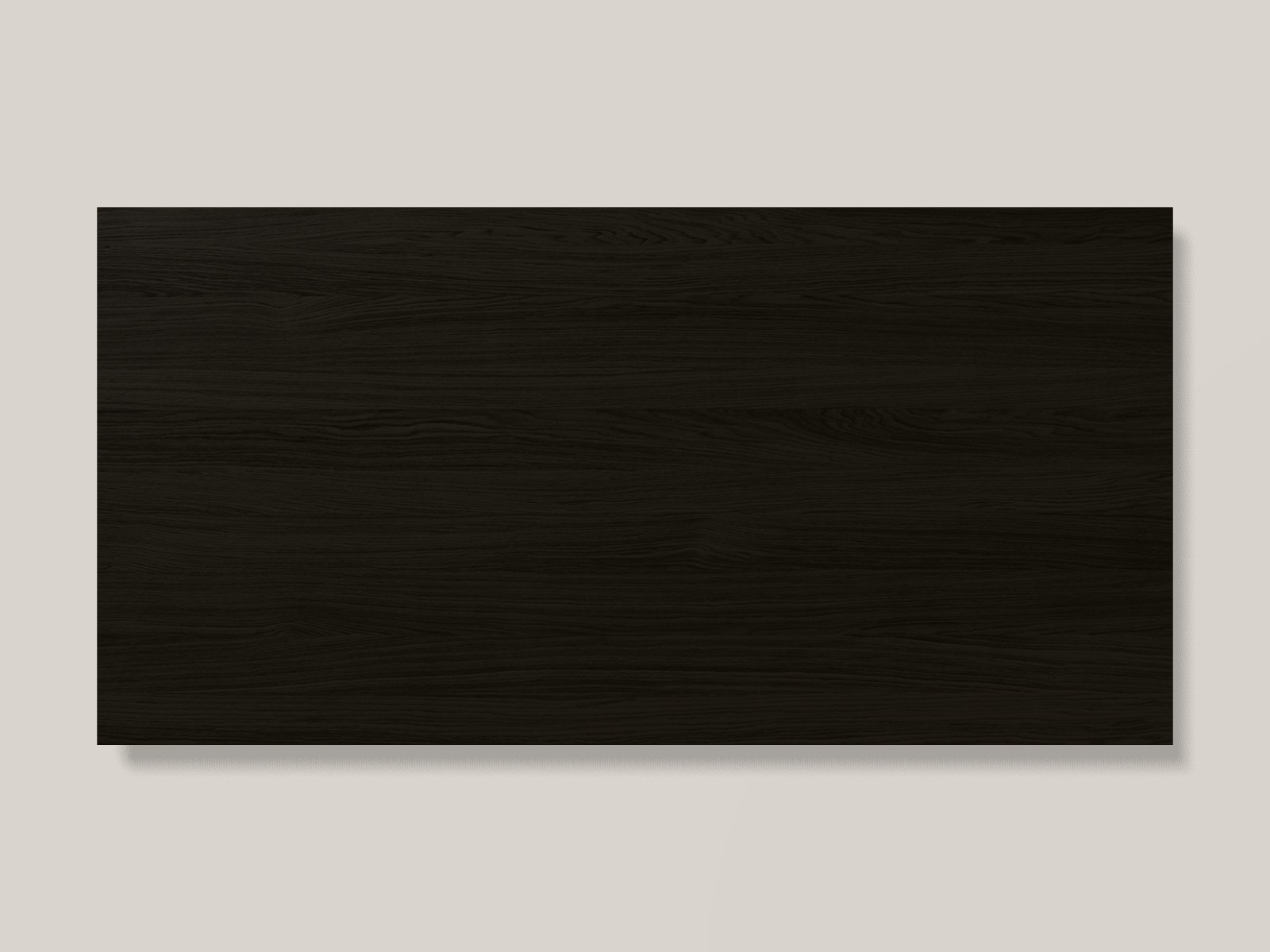 TV-paneel eiken fineer Charcoal beits 140 × 80 cm