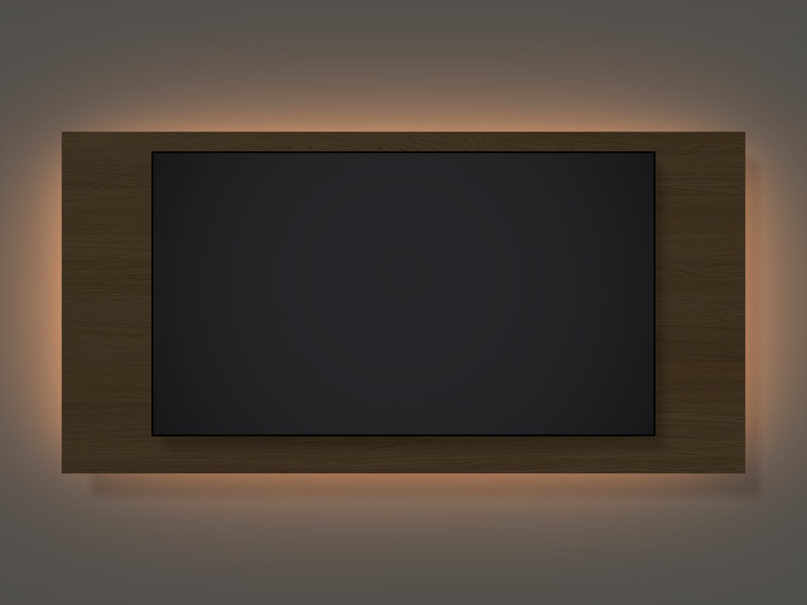 Wandpaneel eiken fineer met ledverlichting