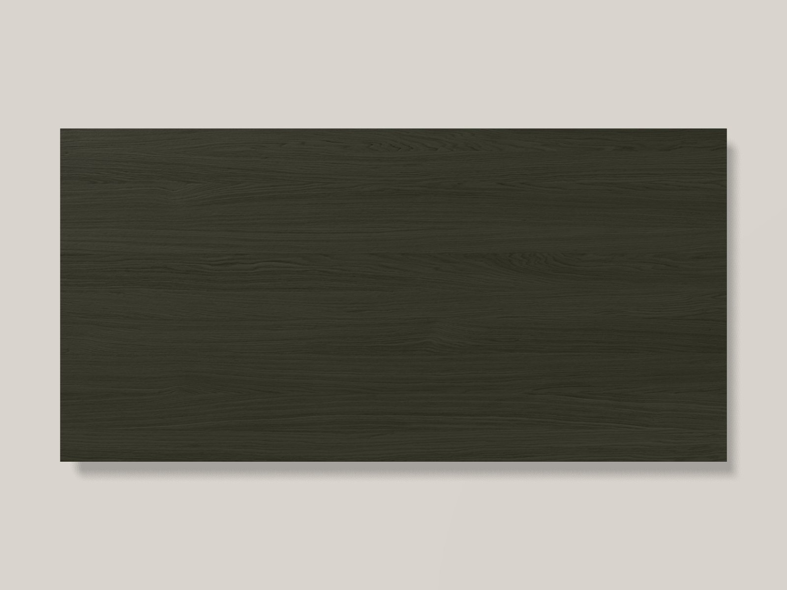 TV-paneel eiken fineer RAL 7022 mat 240 × 120 cm