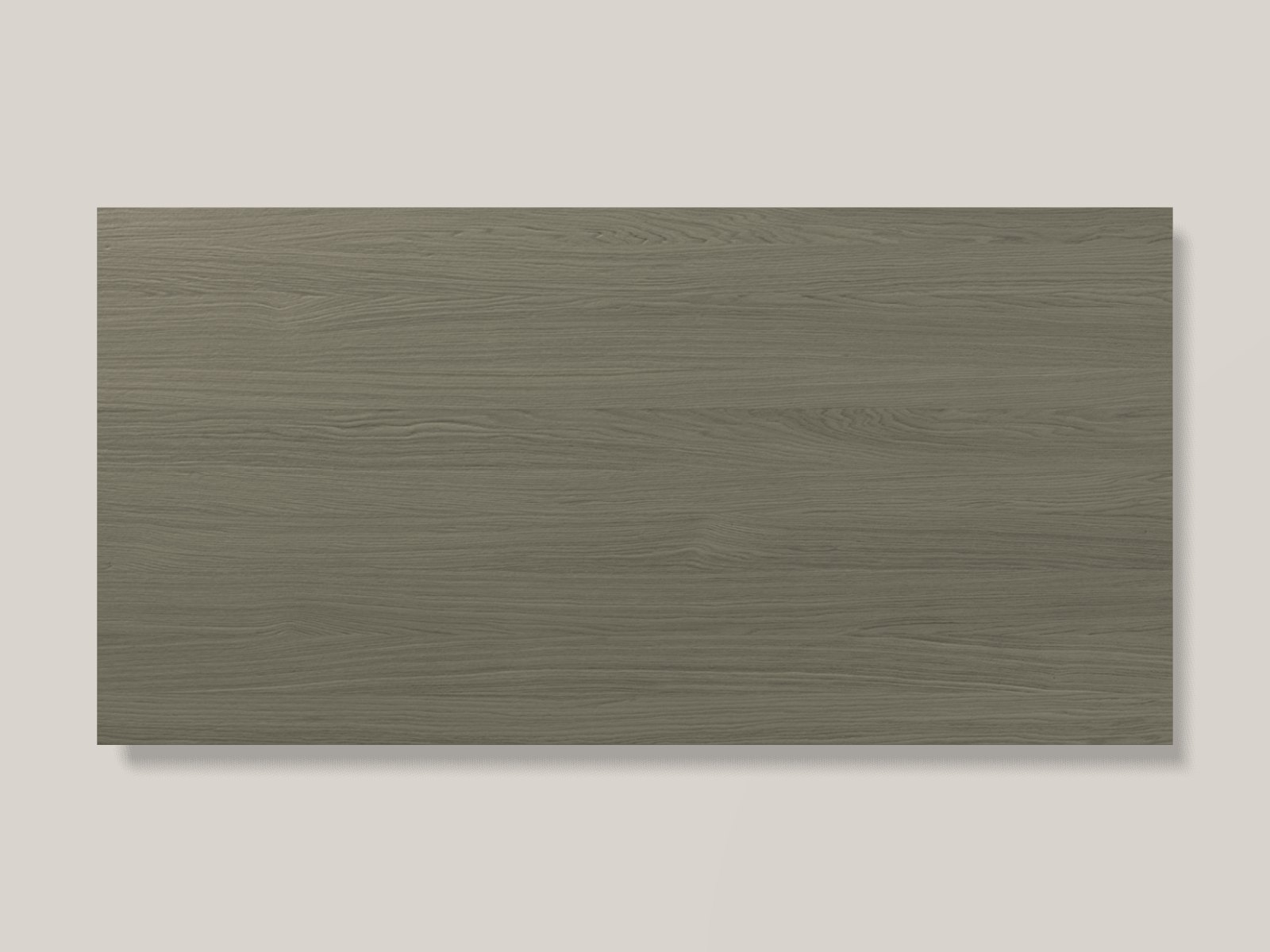 TV-paneel eiken fineer RAL 7048 parelmuisgrijs metallic